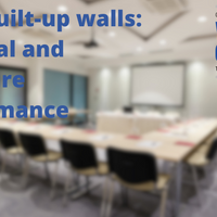 C107 Built-up walls: Thermal and moisture  performance