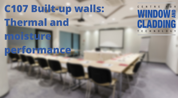 C107 Built-up walls: Thermal and moisture performance | CWCT