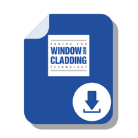 Technical Note 95: Weathertightness of windows, doors, window assemblies and curtain walls (12 pp)