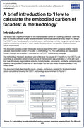 A brief introduction to ‘How to calculate the embodied carbon of facades: A methodology’ - Published October 2022
